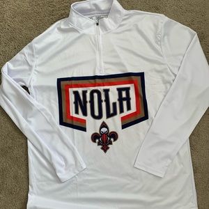 New Orleans Pelicans quarter zip windbreaker